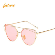 Load image into Gallery viewer, 2019  Rose Gold Mirror Sunglasses
