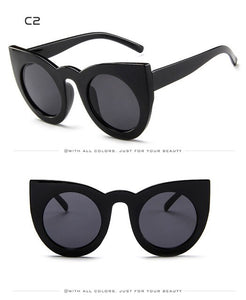 Hindfield Retro Fashion Cateye Sunglasses